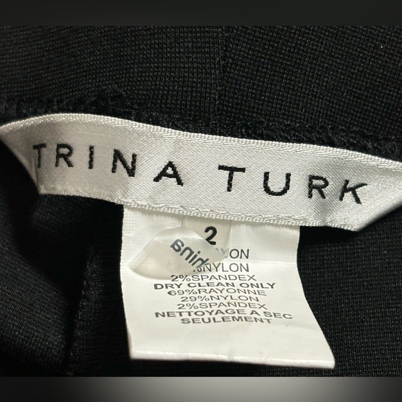 Trina Turk black leggings size 2 - Picture 6 of 13